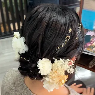 ミディアム ヘアアレンジ arika hair make所属・arika もえのヘアスタイル