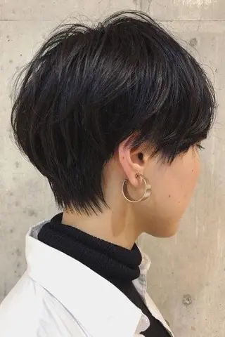 ショート カラー パーマ ヘアアレンジ 吉田一輝 外国人パーマのヘアスタイル