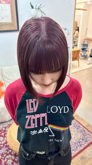 ショート カラー 🪭risa 暖色/レイヤー🪭のヘアスタイル