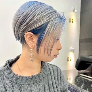 ショート カラー ChuDuck所属・🐮ChuDuck 代表　SHOTA🐮のヘアスタイル