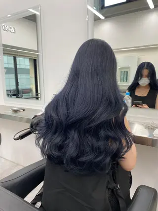 ロング カラー ブリーチなし💗 艶カラー　翔太郎のヘアスタイル