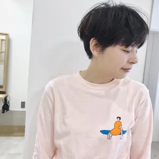 ショート HARUNA🤍 大人ショートヘアのヘアスタイル