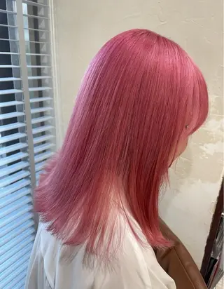 カラー 【暖色ハイトーン】 HARUNA🌼のヘアスタイル