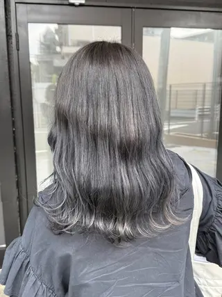 セミロング カラー 透明感カラー/パーマ 🌀アオノのヘアスタイル