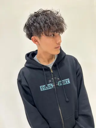 パーマ 甲村 菜乃葉のヘアスタイル