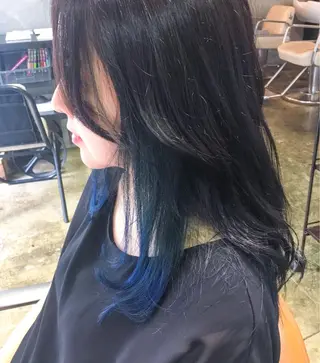 ロング カラー 北條 優輝のヘアスタイル