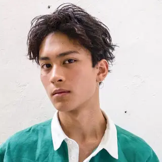 ショート カラー パーマ メンズ yiye 青山所属・無料カットモデル募集 🌱ひょうがのヘアスタイル