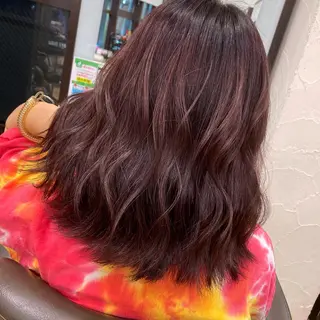 ミディアム lien ヒジリのヘアスタイル
