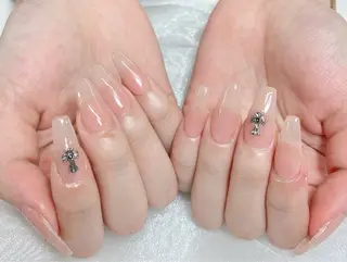 ネイル candy nail 韓国風ワンホンネイルのネイルデザイン