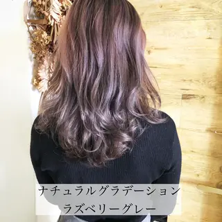 セミロング カラー テトネ タカシのヘアスタイル