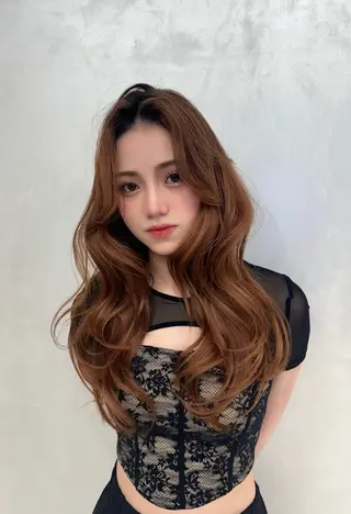 カラー ヘアアレンジ wixy hair salon所属・柴田 実香のヘアスタイル