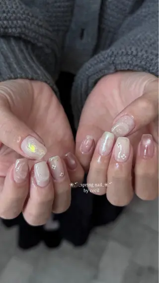 ネイル GRANDE大須 Cecil💜のネイルデザイン