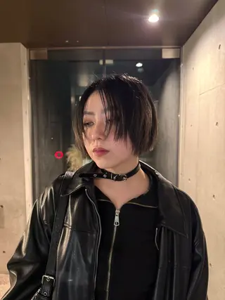 ショート casi所属・メンズパーマ／ボブ 星本広海のヘアスタイル