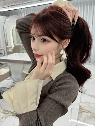 ロング kiti Sakaeのヘアスタイル