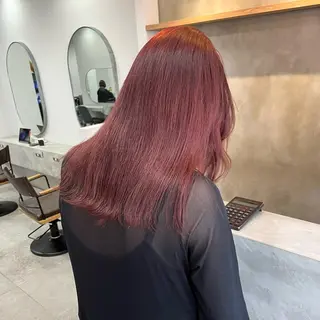 セミロング emma所属・RINA 韓国ヘア/半個室のヘアスタイル