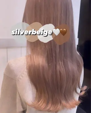 ロング Wカラー🎀/ 韓国風/TOMOMIのヘアスタイル