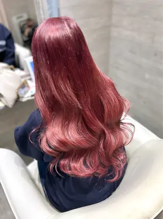 ロング カラー 🎀暖色/ ピンク🎀seinaのヘアスタイル
