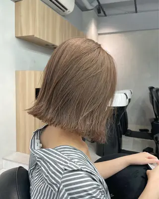 ショート カラー ボブ/透明感カラー/ 似合わせ🌿高田知那のヘアスタイル