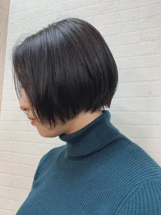 ショート カラー 初めてのショート お任せください✂️のヘアスタイル