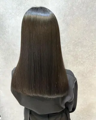 セミロング 🔸縮毛矯正/髪質 改善カラー石崎🔸のヘアスタイル