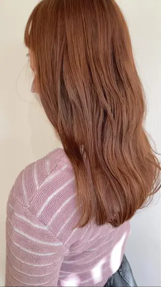 セミロング カラー お洒落ベージュ🤎 代官山shibukiのヘアスタイル