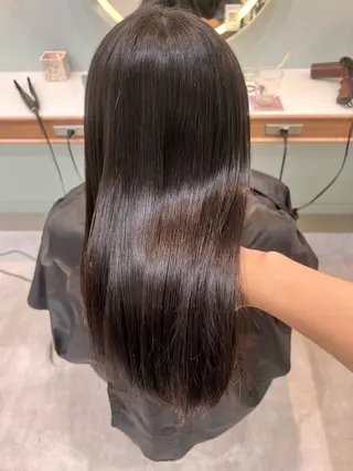 ロング 髪質改善/ブリーチ ツヤ髪/shiinaのヘアスタイル