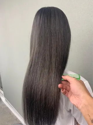 ロング カラー 🌈プルエクステ& ハイトーン🌈関飛鳥のヘアスタイル