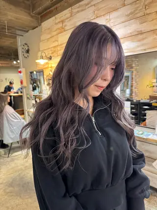 ロング カラー クキノケイカ /暖色カラーのヘアスタイル