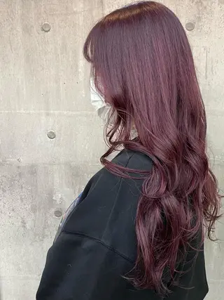 セミロング B3 SHARE SALON【ビースリーシェアサロン】所属・☀️透明感color KURO☀️のヘアスタイル