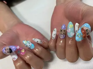 ネイル rukianail 新里のネイルデザイン