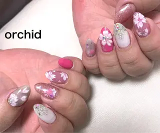 ネイル orchid ♡オーキッドのネイルデザイン
