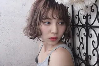 ショート カラー パーマ ooit所属・ooit 【オーイット】のヘアスタイル
