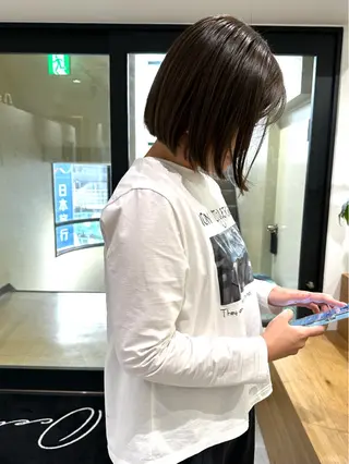 ショート カラー Ocean Hair&Life  【オーシャンヘアーアンドライフ】所属・水田 成美のヘアスタイル