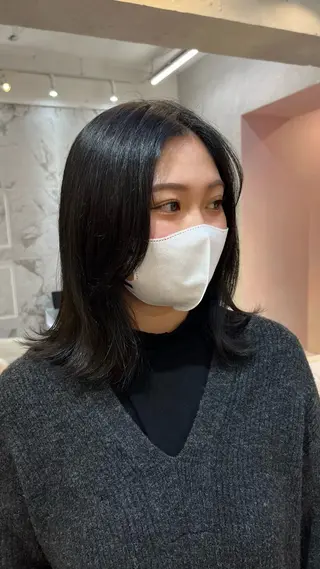 ミディアム 透明感カラー🕊🤍 アサノ  マユのヘアスタイル