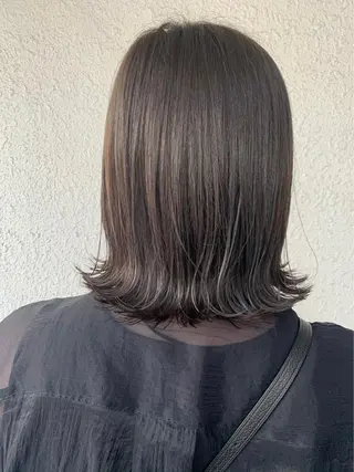 ミディアム カラー 韓国ヘア/艶カラー /田中悠佑のヘアスタイル