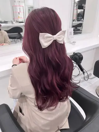 ロング カラー 🎀愛されピンク ラベンダー💜ゆいのヘアスタイル
