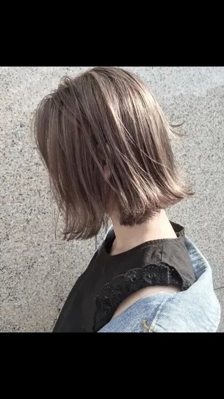 ミディアム カラー topstylist 芳賀みなみのヘアスタイル