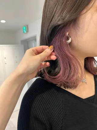 ミディアム カラー Hatsune 🐯レイヤーカットのヘアスタイル
