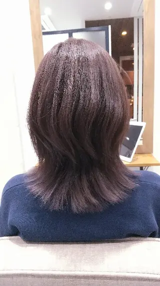 セミロング 髪質改善 salon セキグチのヘアスタイル