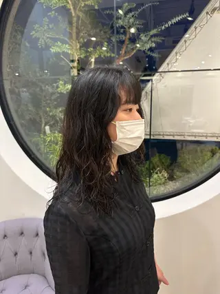 ロング ロジェブルー 川合【和泉中央】のヘアスタイル