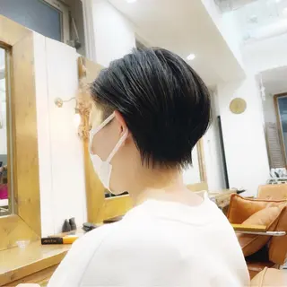 ショート カラー newline銀座所属・👑銀座ショート/ 絶壁補正/金子涼👑のヘアスタイル
