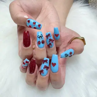 ネイル 🎀nana🫧 ワンホンネイル🎀のネイルデザイン