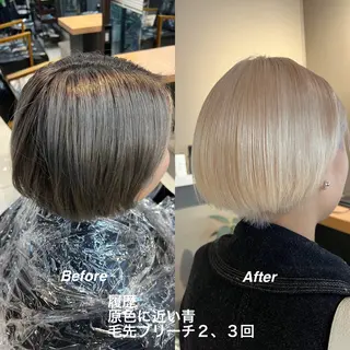 ショート カラー daiki 原宿のヘアスタイル