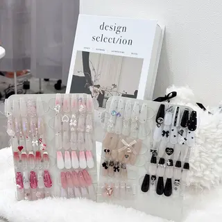 ネイル muni所属・鶴橋♡̴⟡.˚ネイル kpop.ワンホンのネイルデザイン