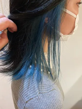 ミディアム 大内田 凌馬のヘアスタイル