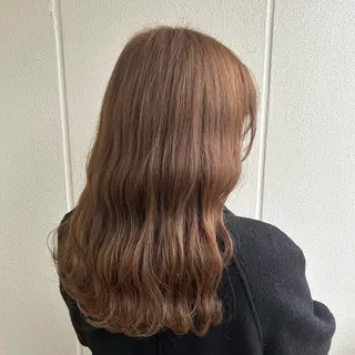 カラー ︎︎🌟韓国艶カラー ︎🌟璃奈 (ﾘﾅ)のヘアスタイル