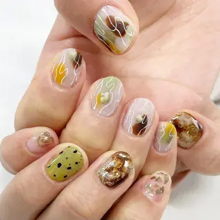 ネイル 東 千夏のネイルデザイン