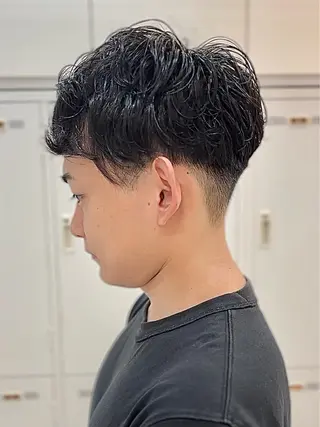 パーマ メンズ 🩵波巻き/ツイスパ HARU💎のヘアスタイル