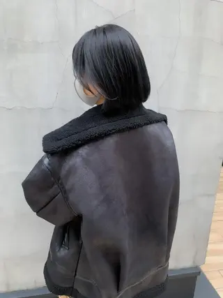 ショート カラー ヘアアレンジ ミニボブ/ブリーチ 🌈MISATOのヘアスタイル