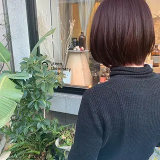 ショート 艶髪color💎髪 質改善ストレート大吉のヘアスタイル